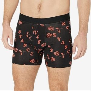 STANCE cotton blend boxer briefs rose pattern NEW